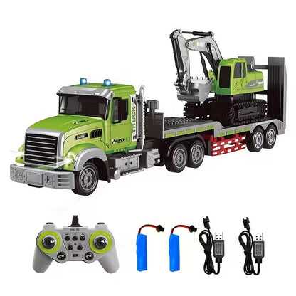 NoroToys™ | Semi Truck & Excavator Toy Set